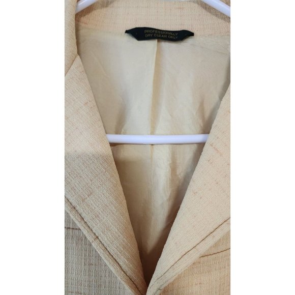 Vintage Retro Mens Lee Wald Yellow Suit Jacket Pants Disco Pimp Summer Vacation - Picture 13 of 16